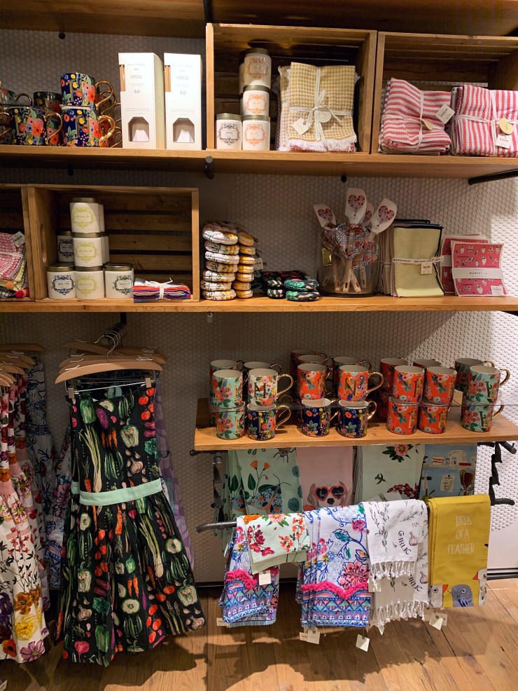 Anthropologie store interior kitchen section